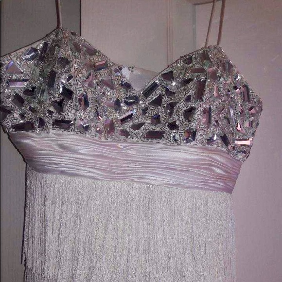 Sherri Hill white cocktail dress! Size 0. - Picture 2 of 4